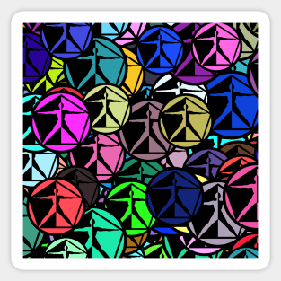 Life Pavilion Colorful Pattern Sticker